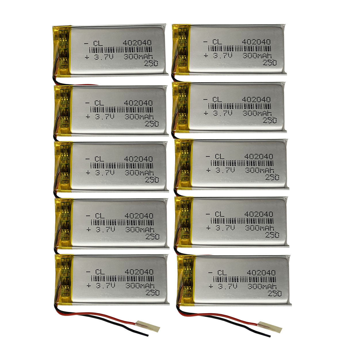 Smartwatch Headset - 10 pçs 3.7v 300mah 402040 bateria