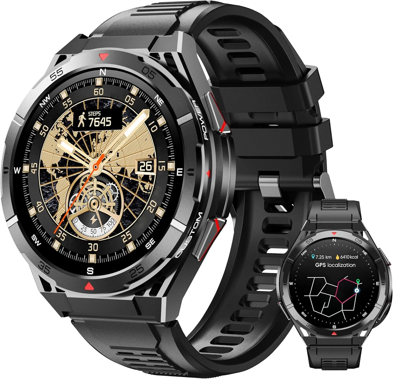 Smartwatch X2 - Ytom premium gps relógio inteligente ultra
