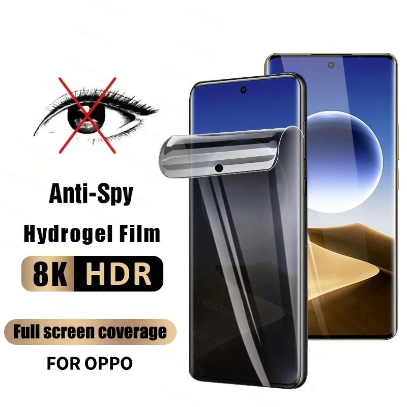 Oppo Reno 12 - Película de hidrogel de privacidade, 3