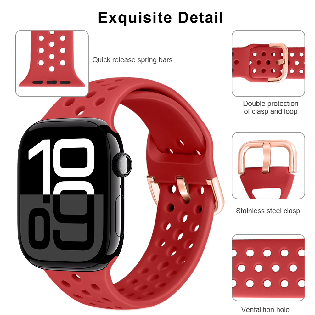 Pulseira de silicone para appl - Apple Smartwatch Accessories avaliação e preço