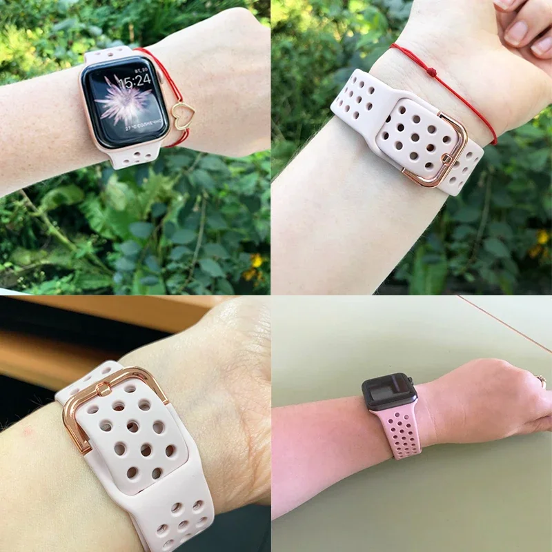 Pulseira de silicone para appl - Apple Smartwatch Accessories avaliação e preço