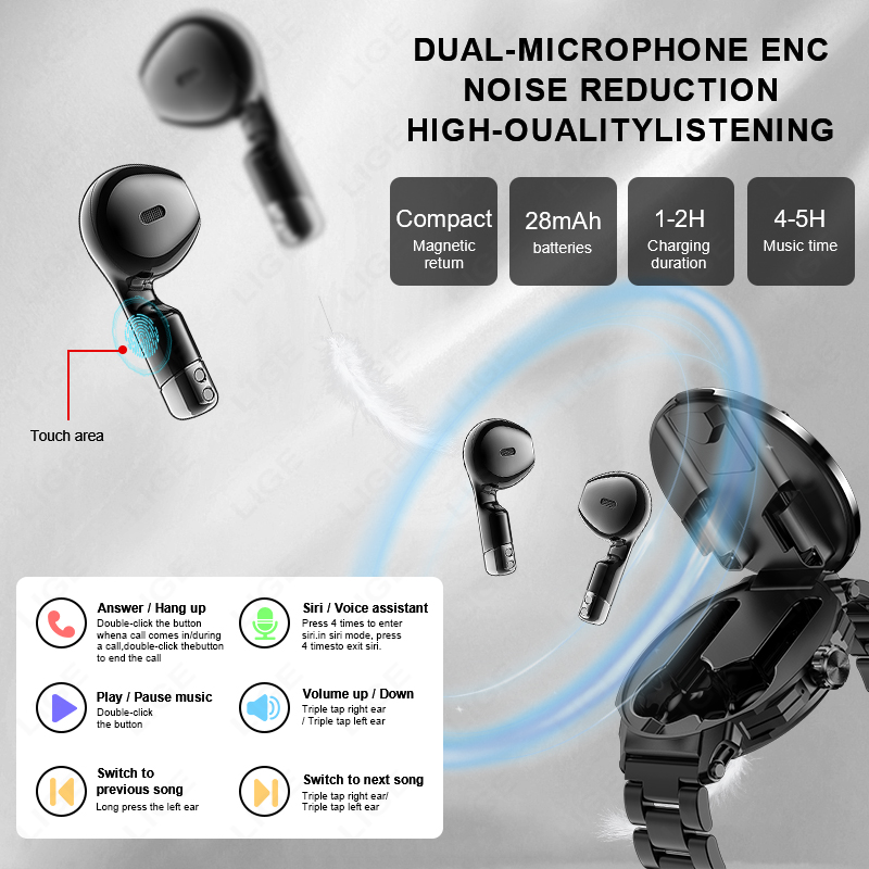 Relógio Inteligente LIGE para  - Smartwatch Headset avaliação e preço