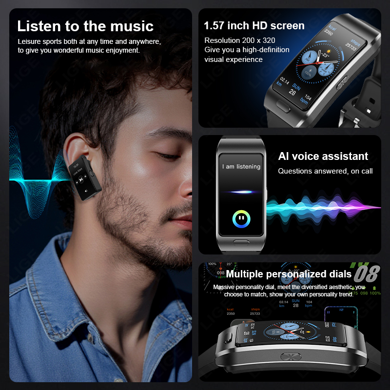 Novo Fone de Ouvido Bluetooth  - Smartwatch Headset avaliação e preço