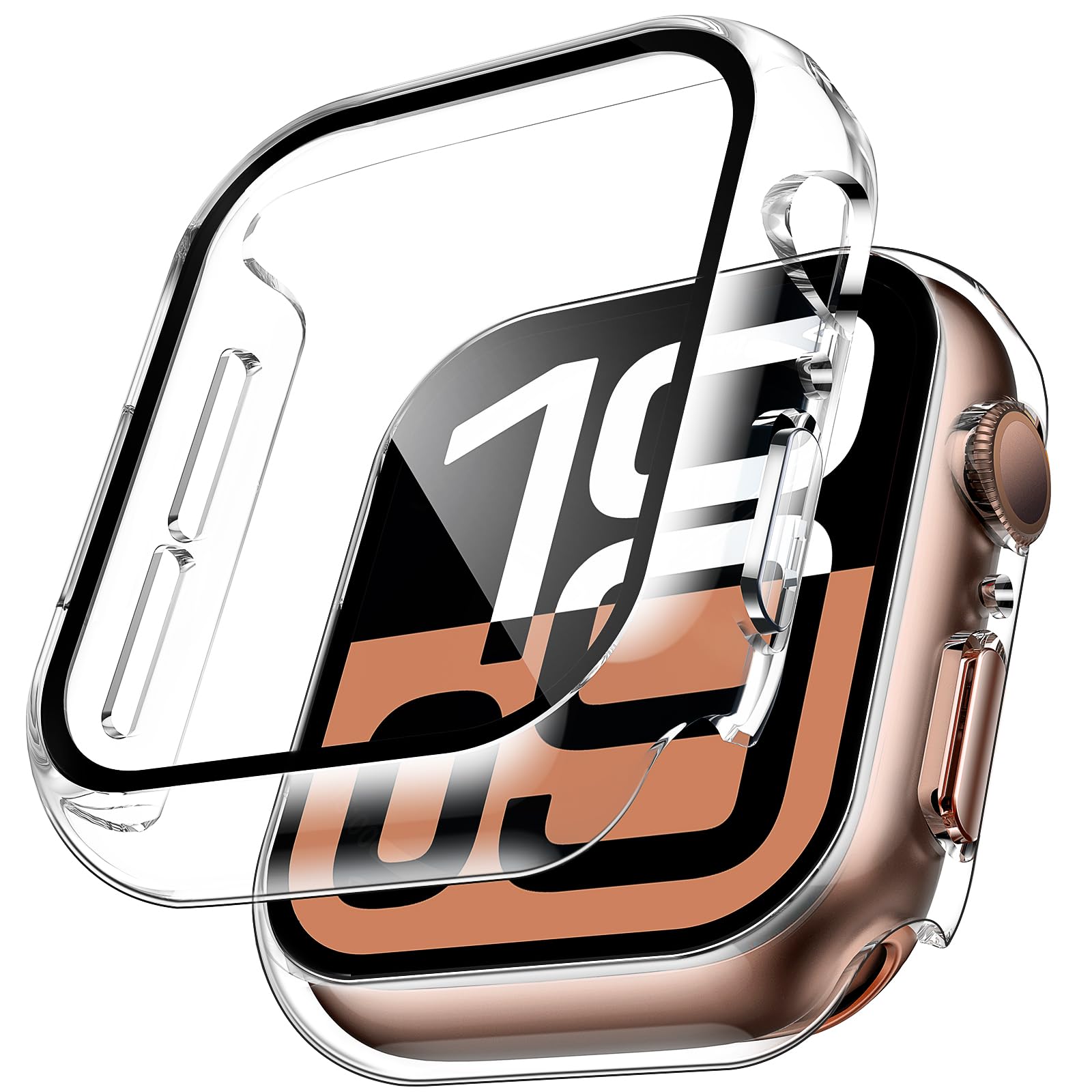 2 pçs caso de vidro temperado  - Apple Smartwatch Accessories avaliação e preço