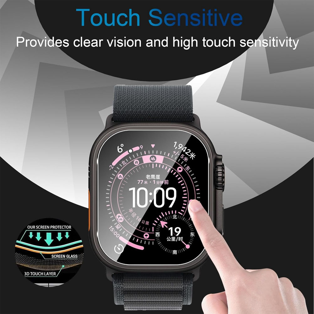 Vidro temperado para apple wat - Apple Smartwatch Accessories avaliação e preço