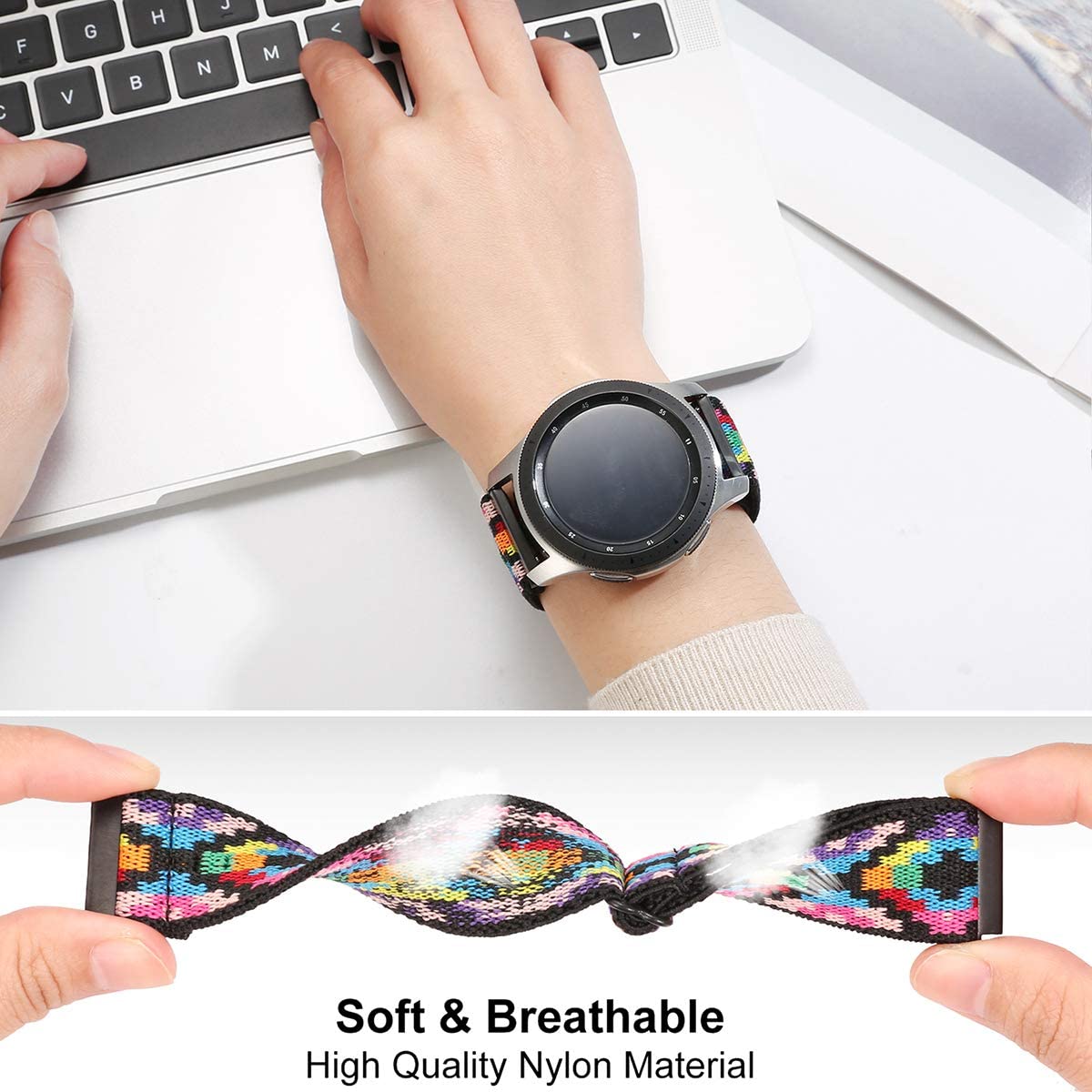 Pulseira ajustável de 22mm par - Smartwatch X2 avaliação e preço