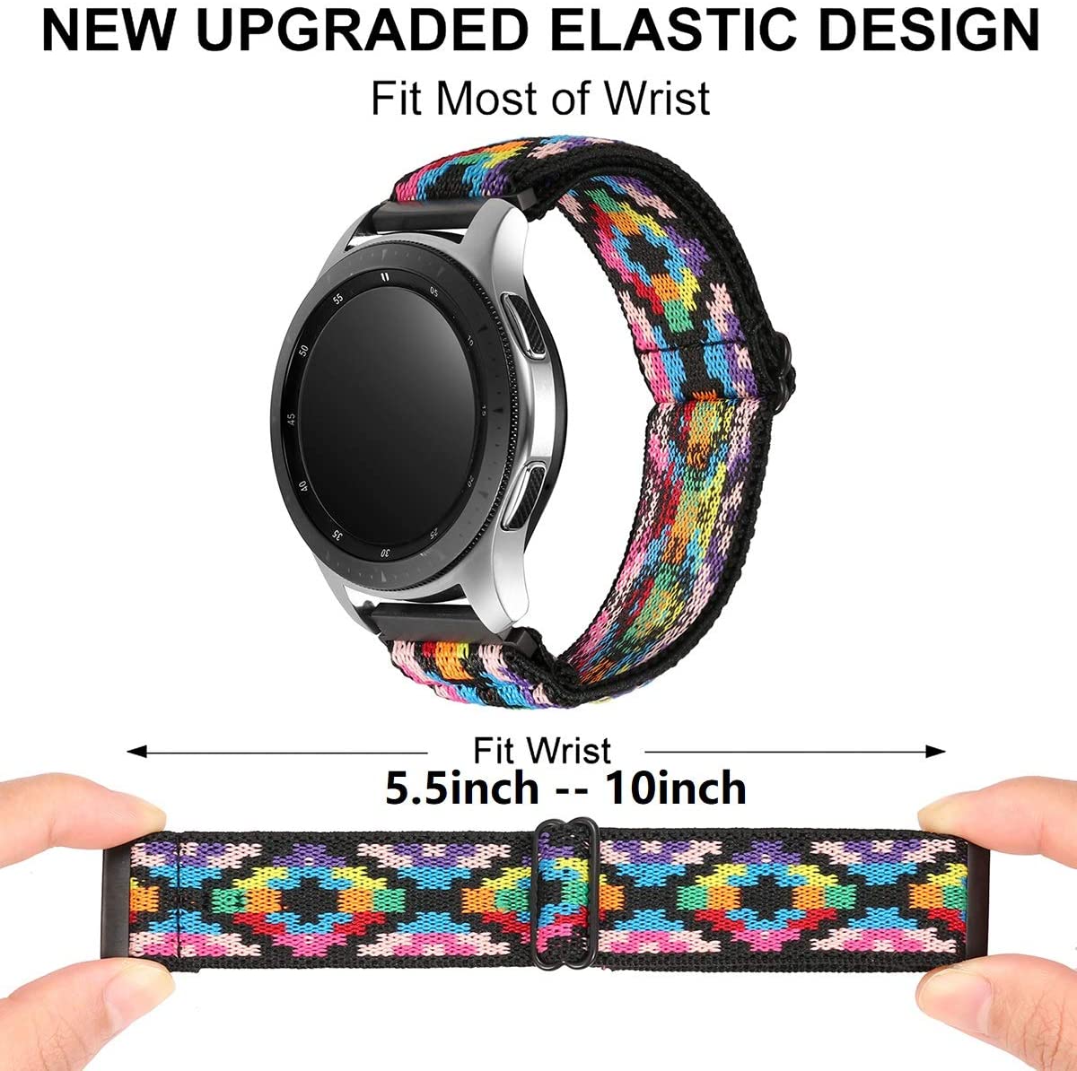 Pulseira ajustável de 22mm par - Smartwatch X2 avaliação e preço