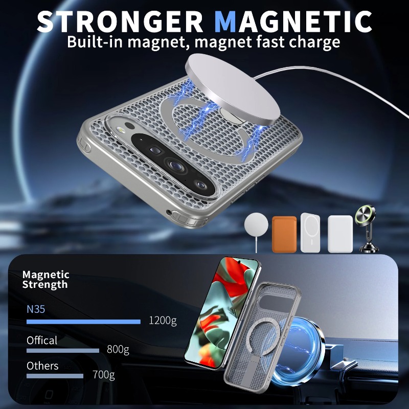 Capa Híbrida com Dissipação de - Magnetic Charging Stand avaliação e preço