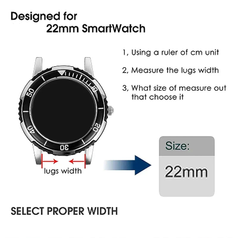 Pulseira oceano de 22mm para o - Smartwatch X2 avaliação e preço