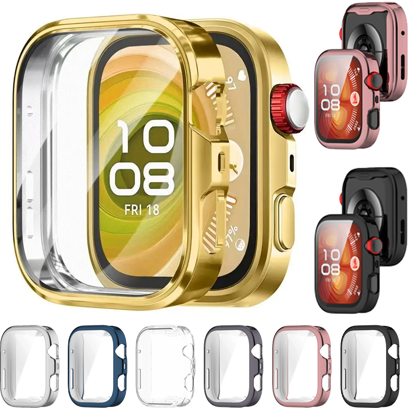 Capa + vidro para huawei watch - Huawei Smartwatch Accessories avaliação e preço