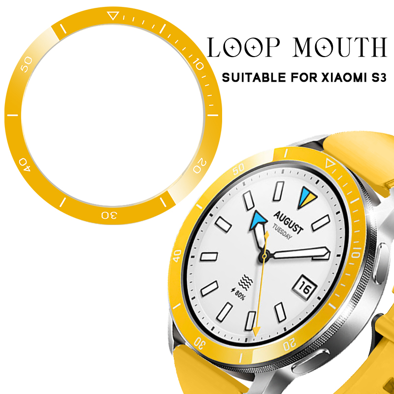 Anel de moldura para xiaomi re - Xiaomi Smartwatch Accessories avaliação e preço