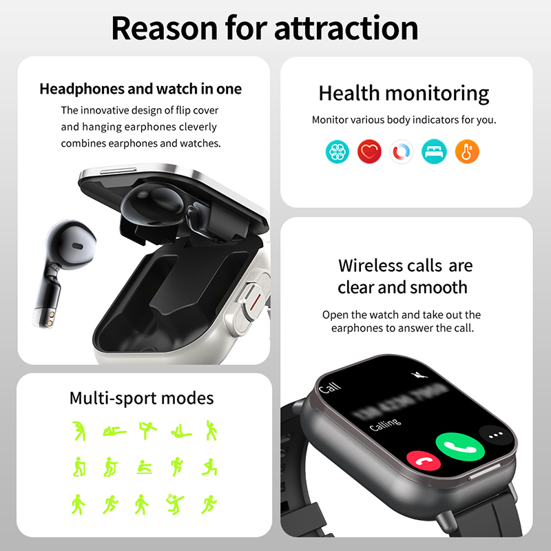 Novo Relógio Inteligente TWS 2 - Smartwatch Headset avaliação e preço
