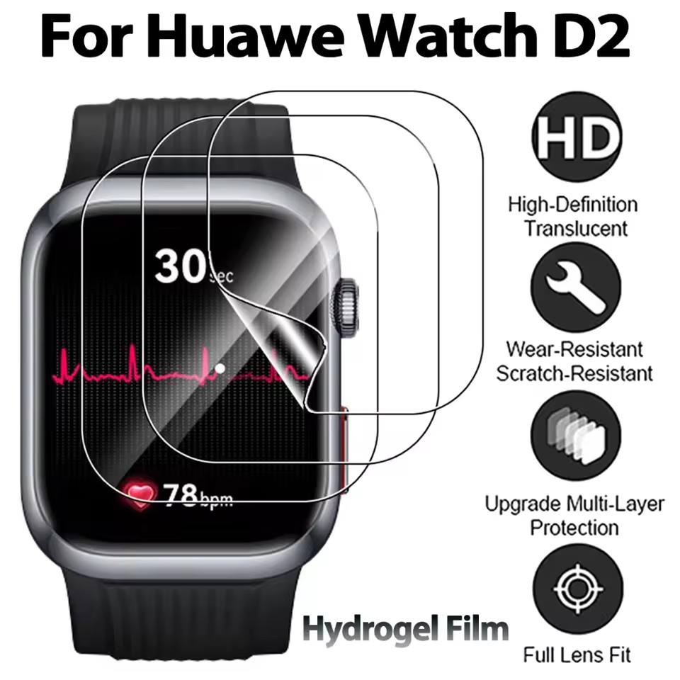 3 pçs tpu filmes de hidrogel p - Huawei Smartwatch Accessories avaliação e preço